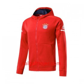 Bayern München Trainingsjacke Hoodie 2017-18 Rød